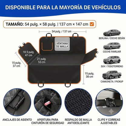 Viaja con tu mascota sin ensuciar tu coche.